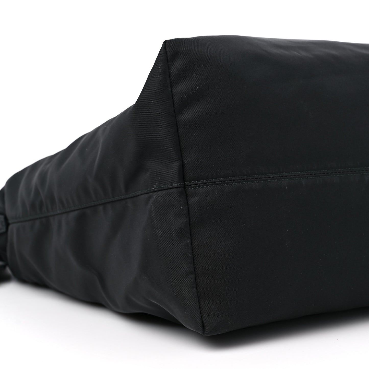 Tessuto Nylon Vela Saffiano Tote Black