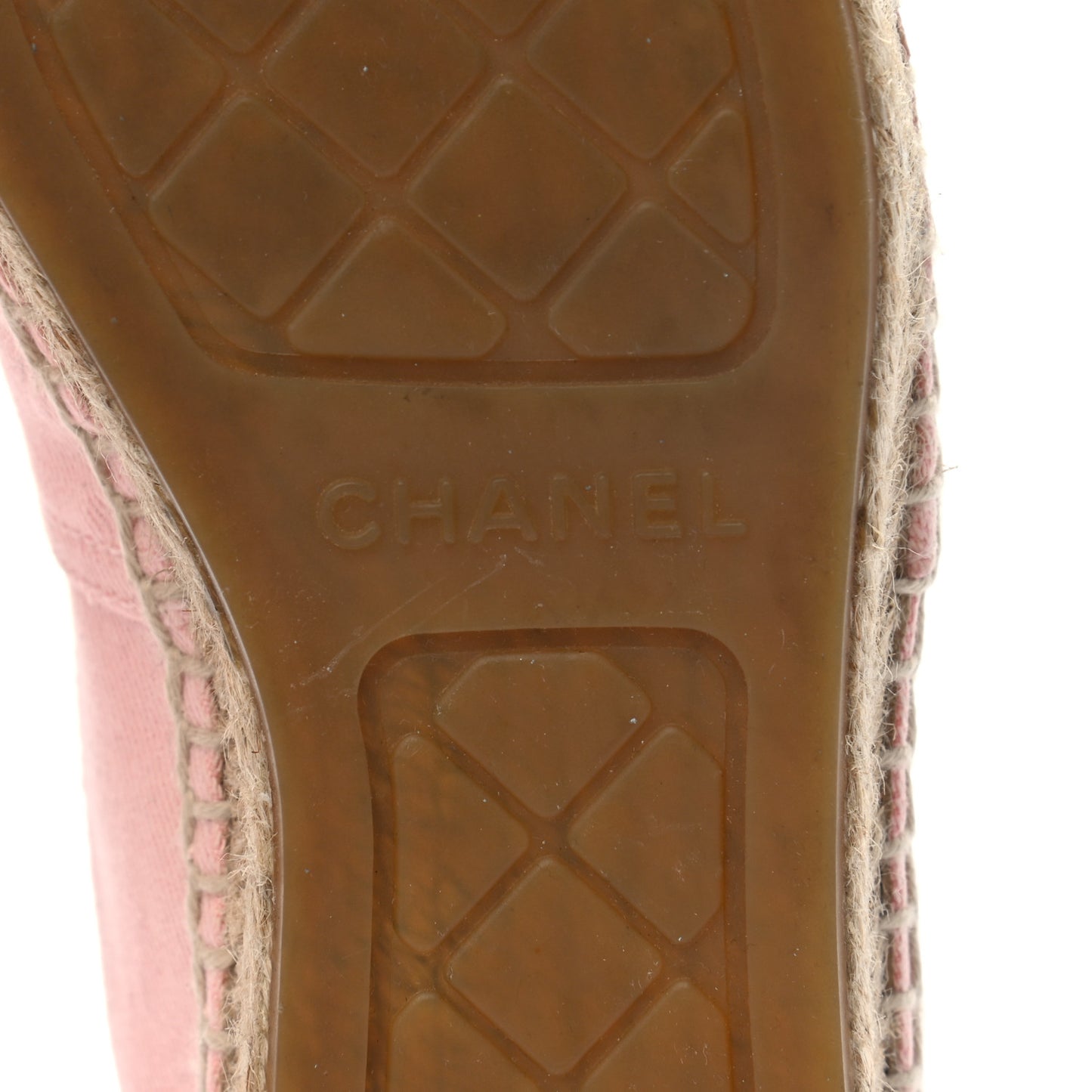 Denim Toile CC Espadrilles 36 Pink Black