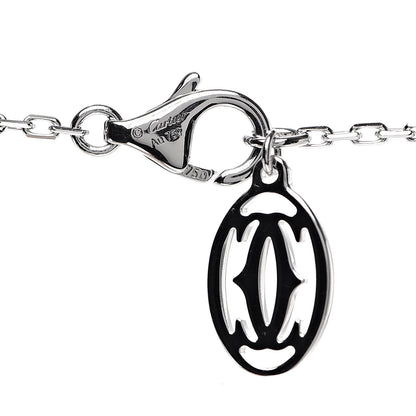 Cartier 18K White Gold Diamond LM D'Amour Pendant Necklace 5 of 6