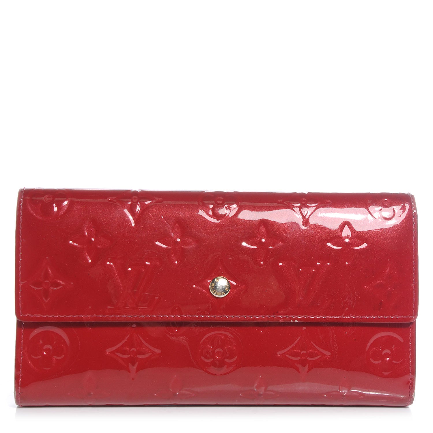 Louis Vuitton Vernis Porte Tresor International Wallet Pomme D'Amour 1 of 8