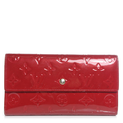 Louis Vuitton Vernis Porte Tresor International Wallet Pomme D'Amour 1 of 8