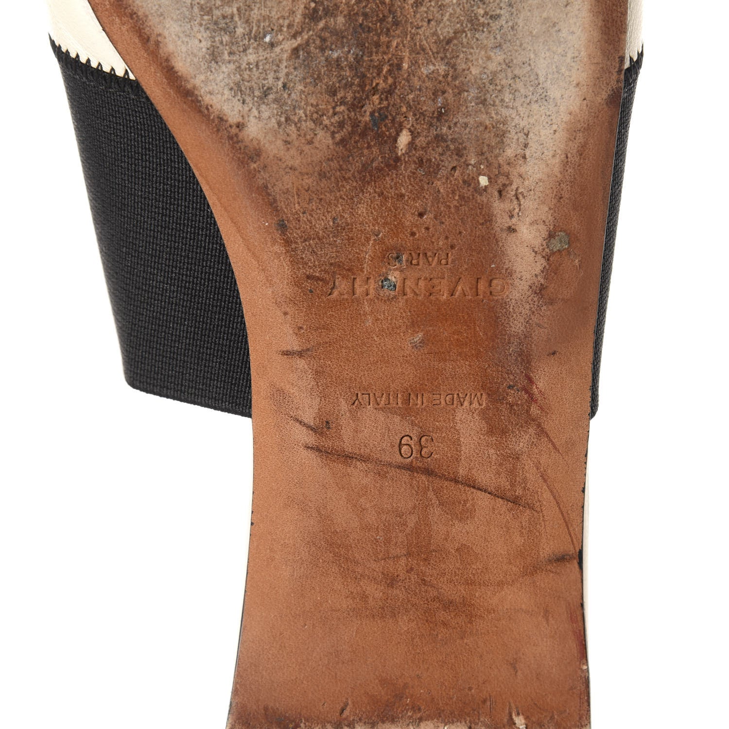 Givenchy Calfskin Bedford Logo Mule Slides 39 White 9 of 10