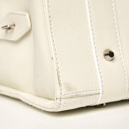 Christian Dior Calfskin Cannage Stitched Large East West Lady Dior White 20 of 29