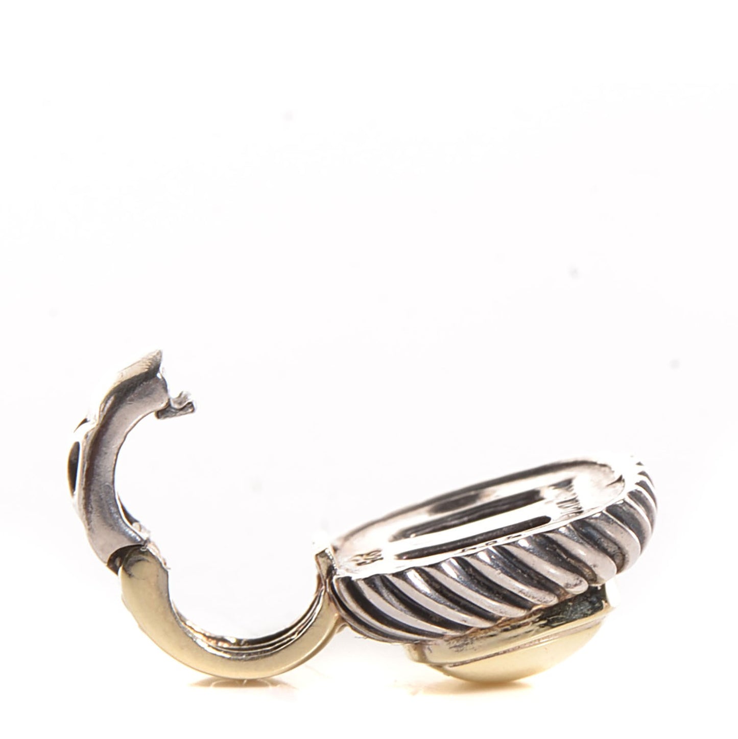Sterling Silver 14K Yellow Gold 7mm Albion Enhancer Pendant
