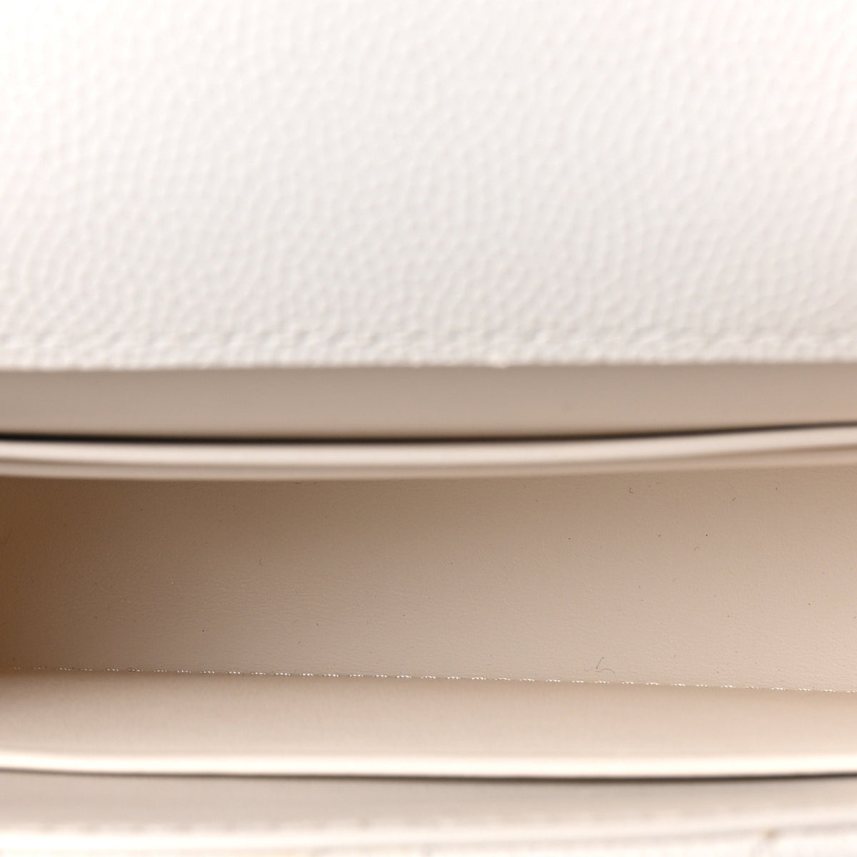 Chanel Caviar Quilted Coco Handle Clutch With Chain White 5 of 11