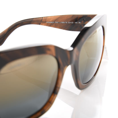 Chanel Mirror CC Sunglasses 5357 Brown 4 of 7
