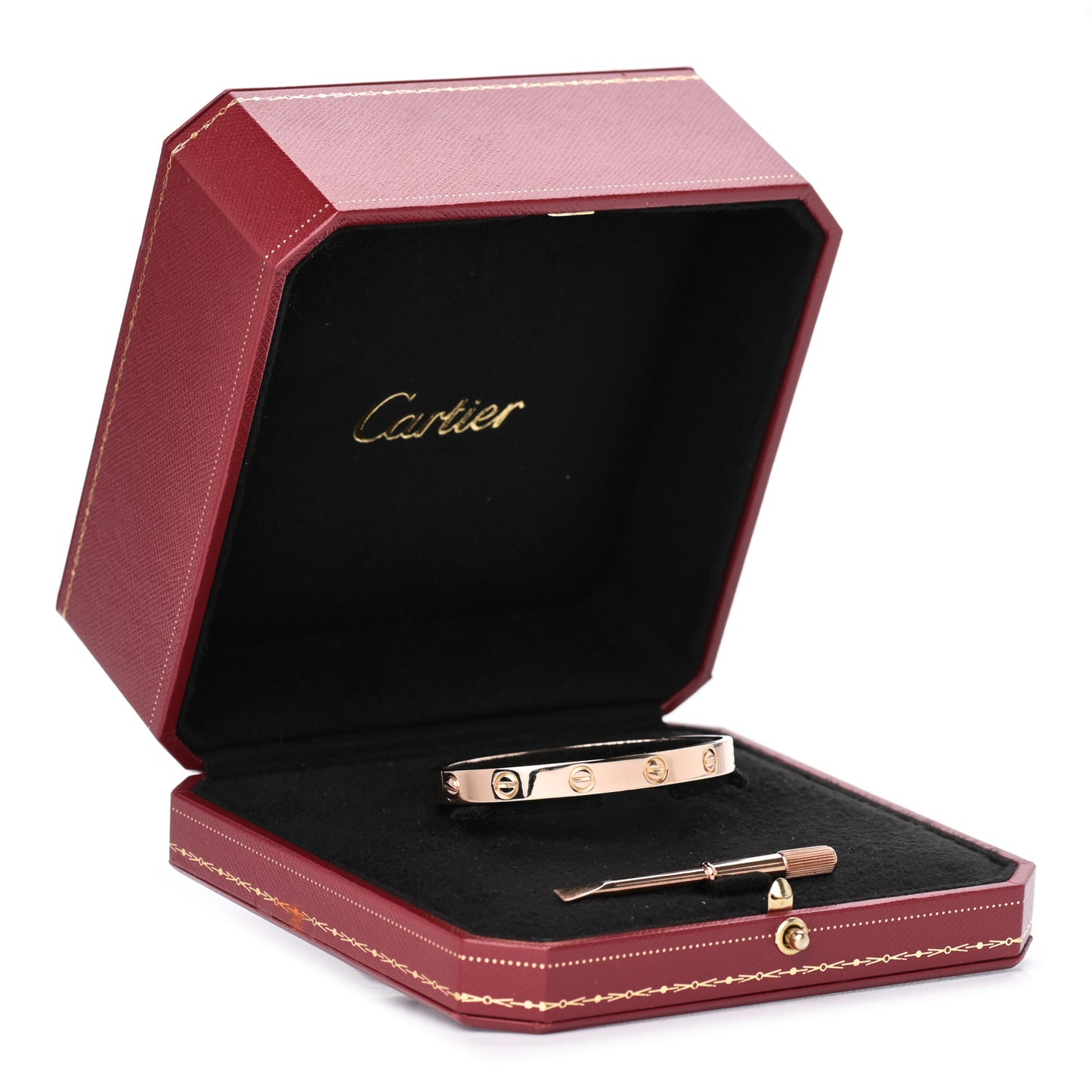 18K Pink Gold LOVE Bracelet 16