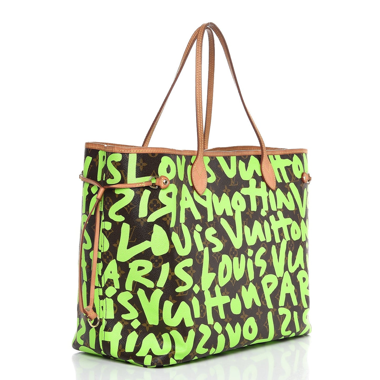 Monogram Graffiti Neverfull GM Green