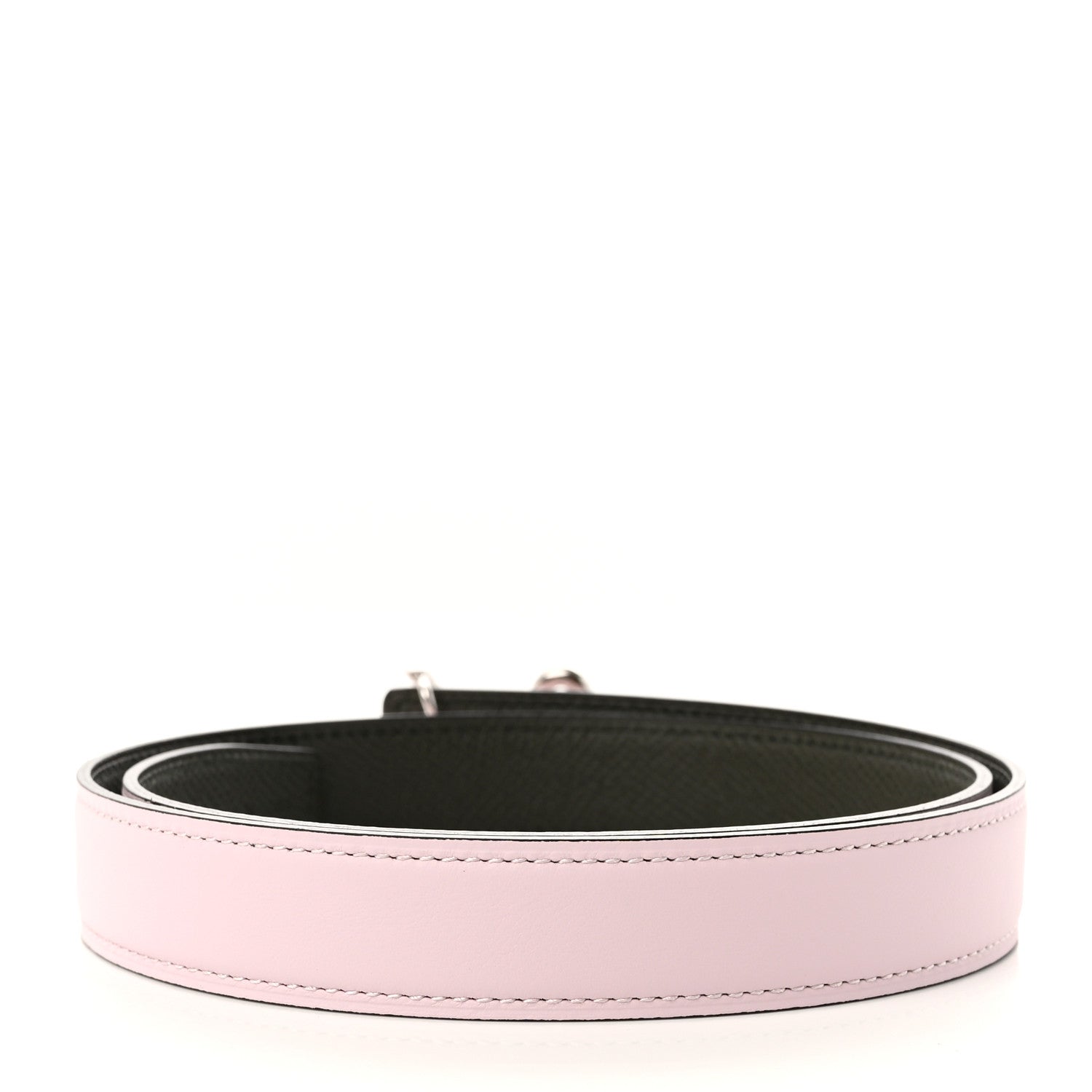 Hermes Swift Epsom 24mm H Cursives Belt 70 28 Mauve Pale Gris Meyer 2 of 6