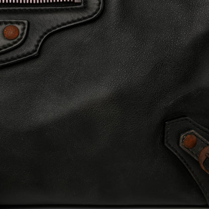 Balenciaga Used Calfskin Rust Hardware Neo Classic City Black 15 of 17