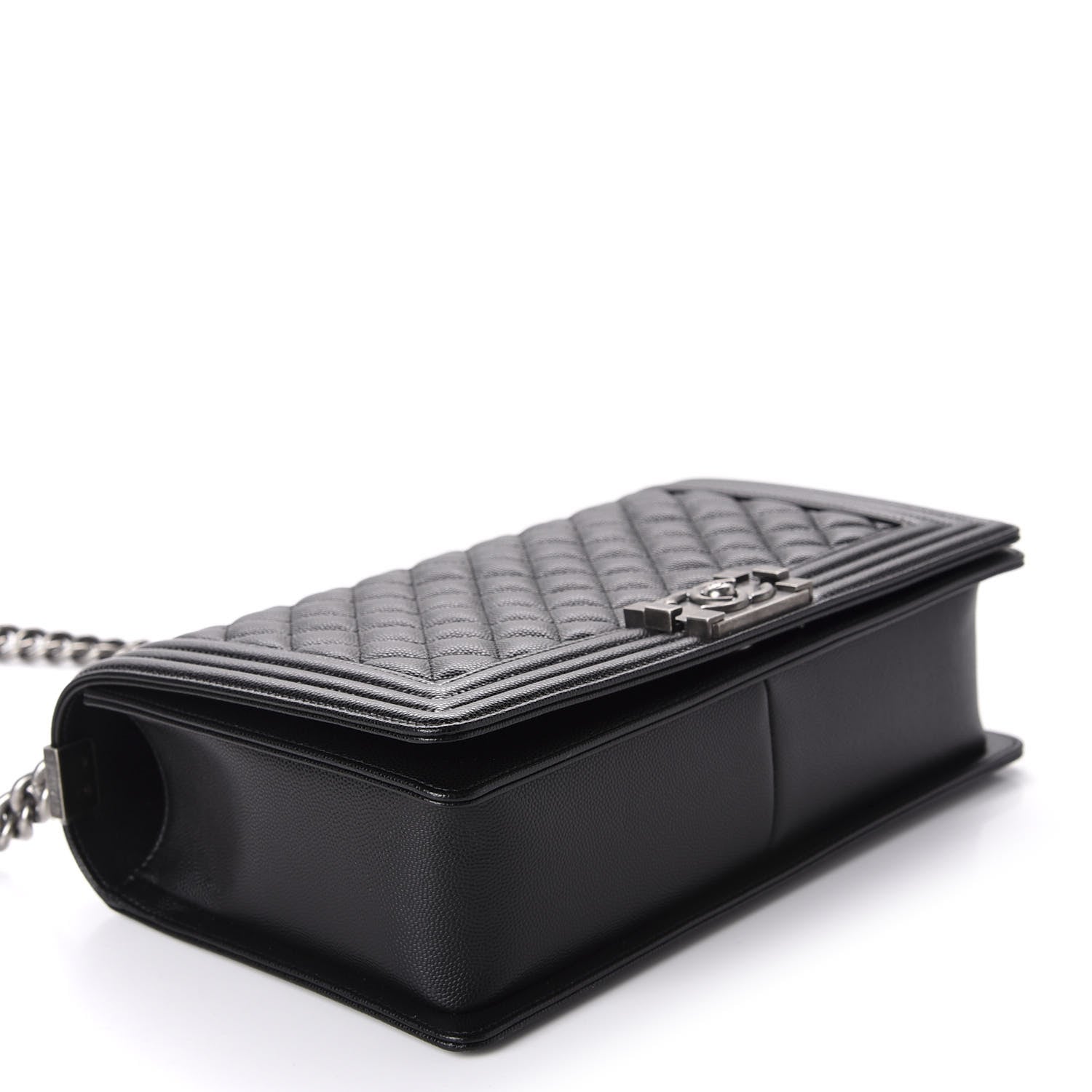 Chanel Caviar Quilted New Medium Boy Flap Black 5 of 12