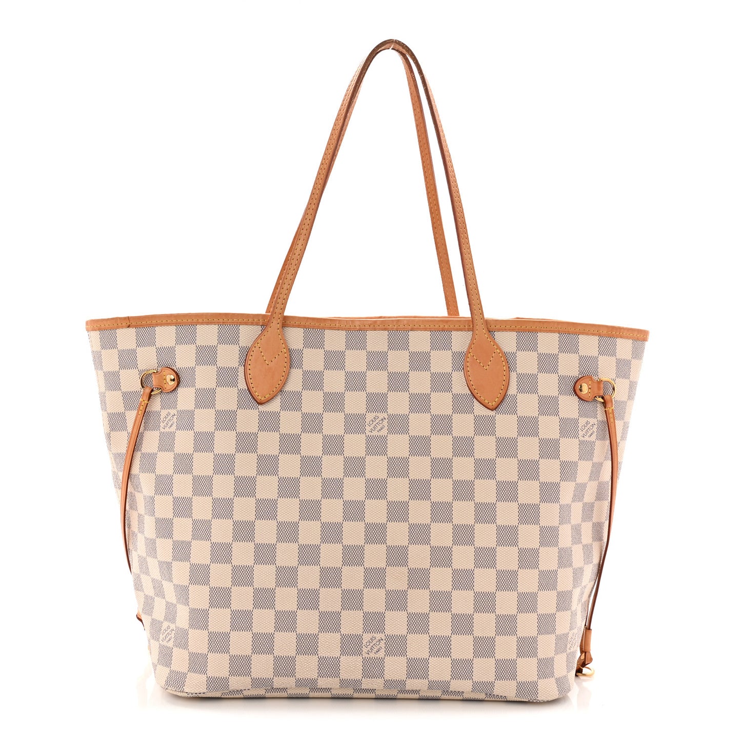 Damier Azur Neo Neverfull MM Rose Ballerine