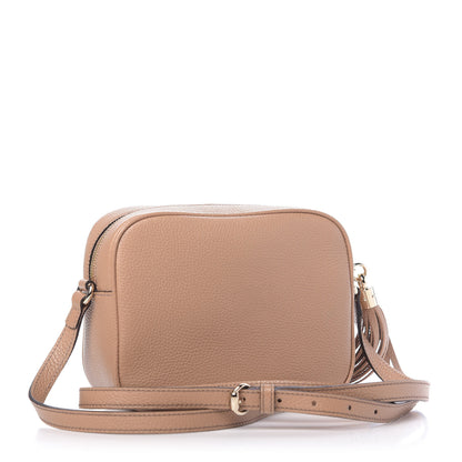 Gucci Pebbled Calfskin Small Soho Disco Bag Camelia 3 of 10