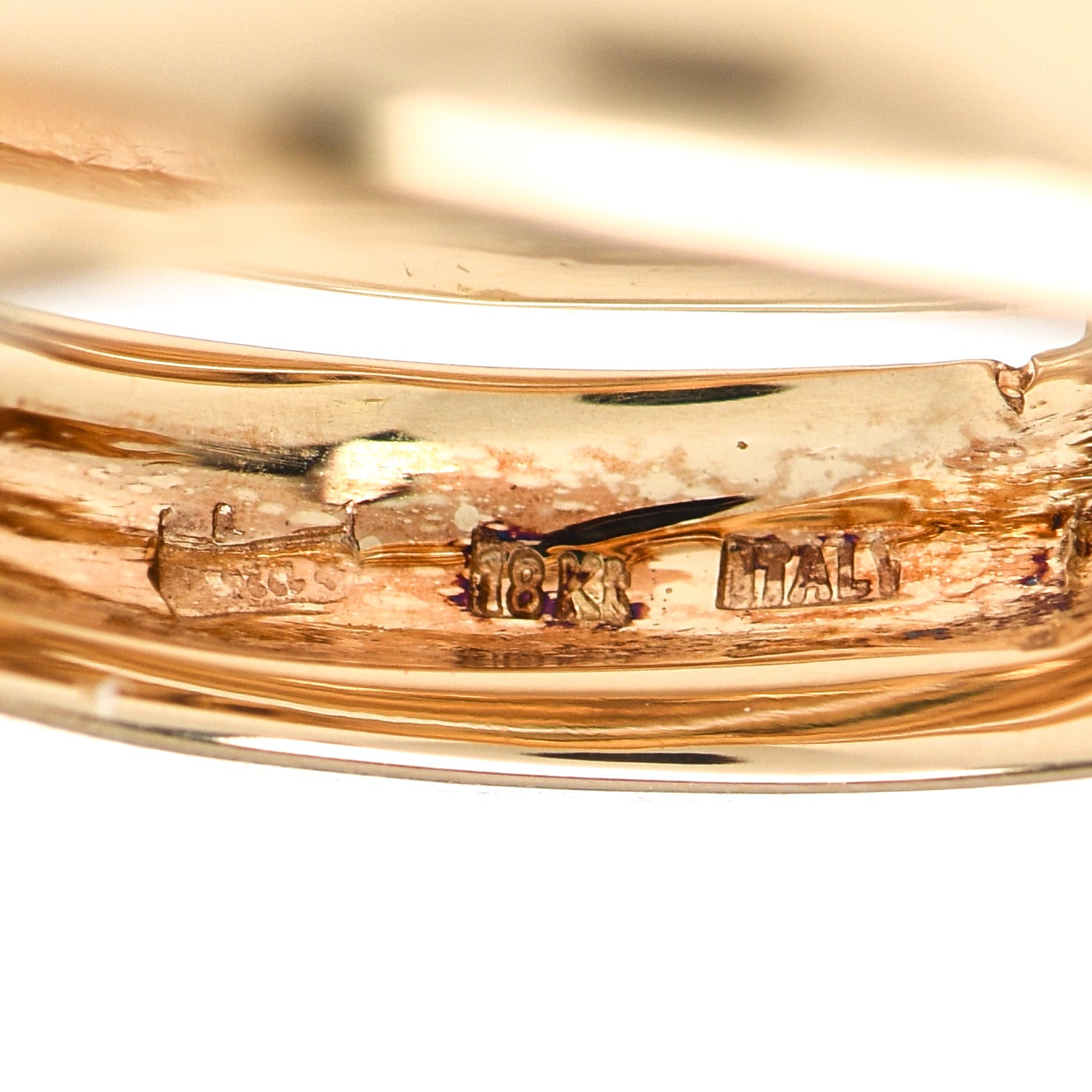 Roberto Coin 18K Yellow Gold Spiral Ring 53 6.5 4 of 5