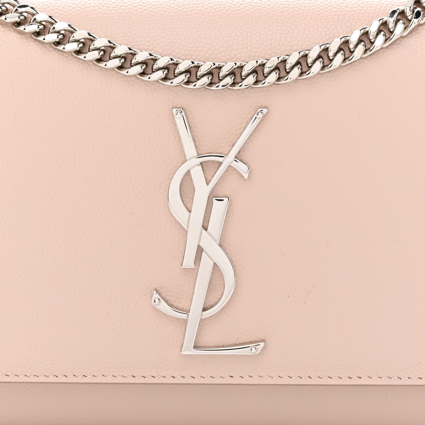 Grain De Poudre Small Monogram Kate Satchel Marble Pink