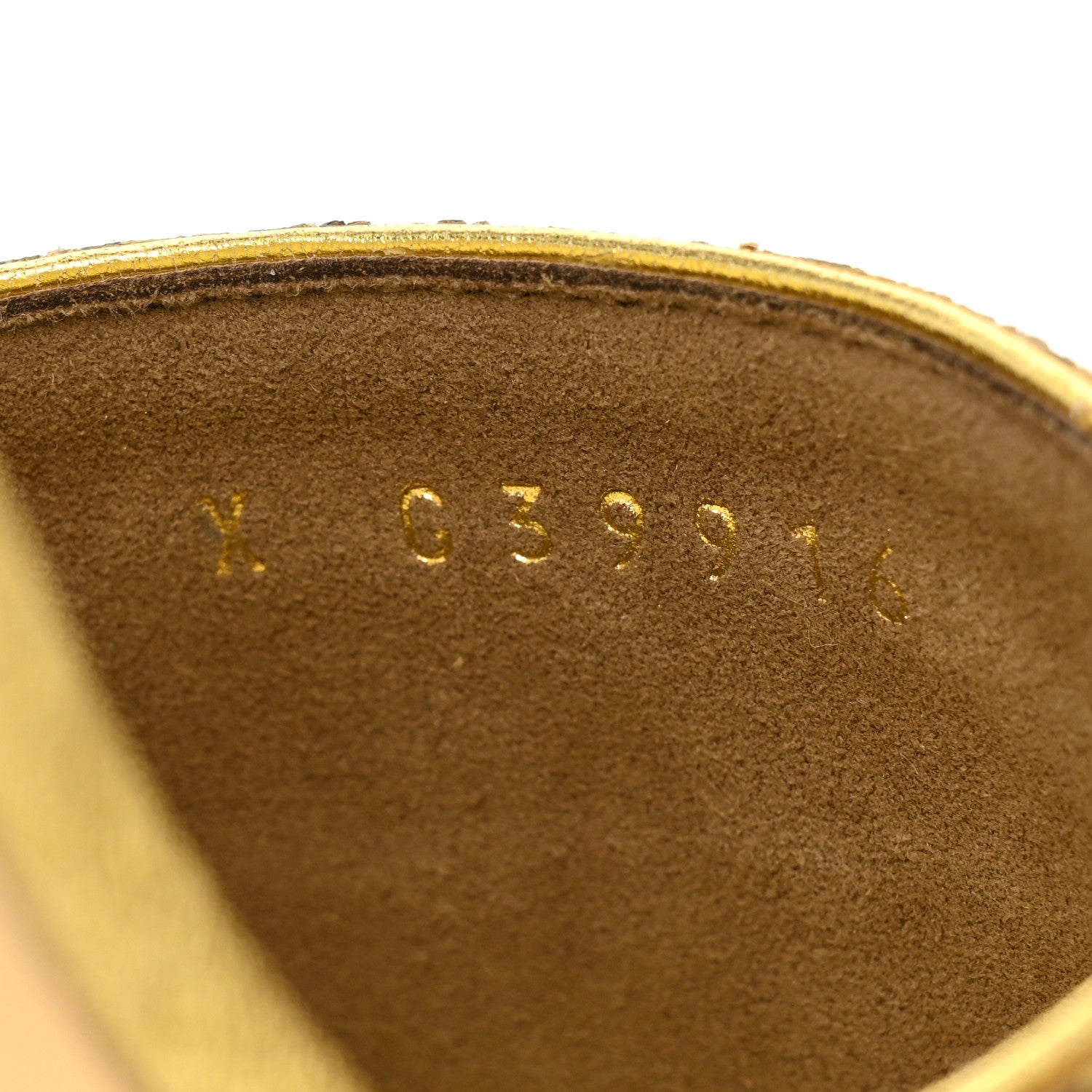 Chanel Glitter Fabric CC Mules 39 Gold Black 8 of 9