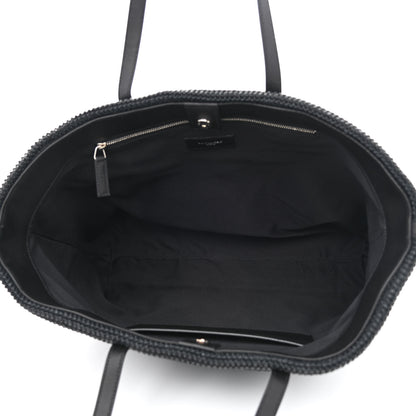 Saint Laurent Raffia Tote Black 5 of 12