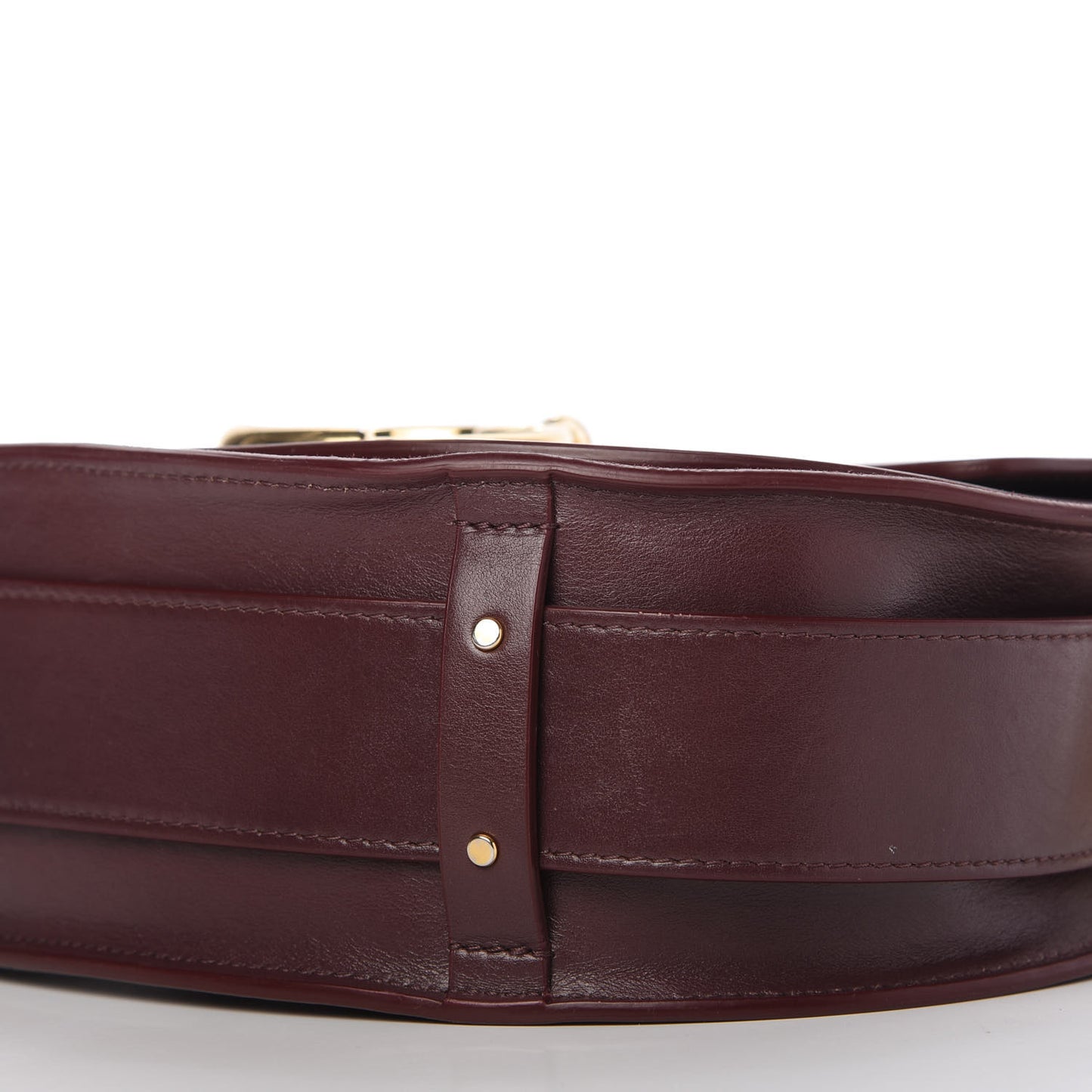 Calfskin Large Tess Bag Burnt Brown