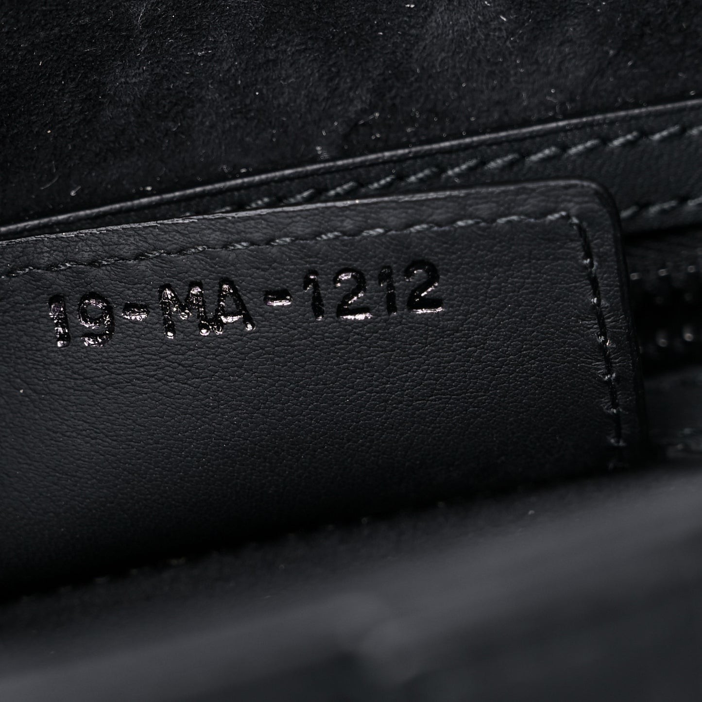 Ultra Matte Calfskin Saddle Bag With Strap Black