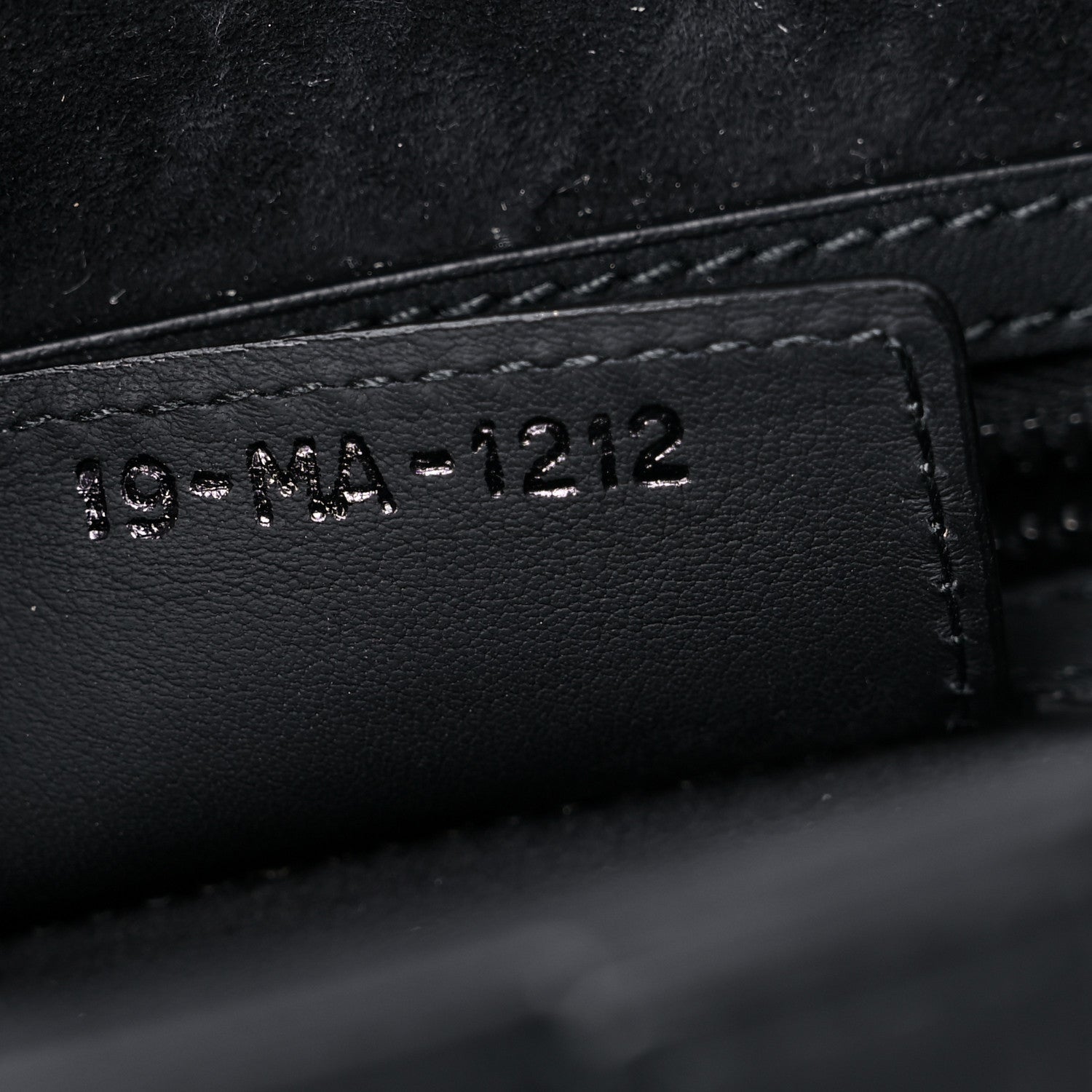 Christian Dior Ultra Matte Calfskin Saddle Bag With Strap Black 6 of 10