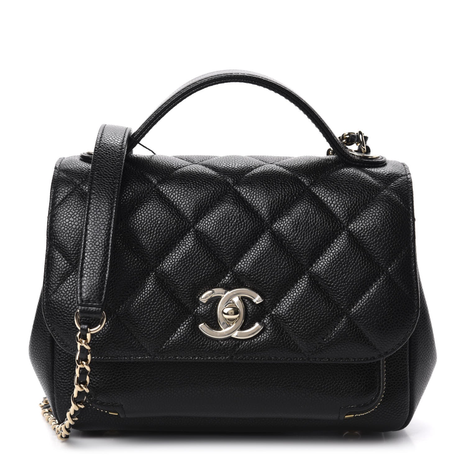 Chanel Caviar Quilted Small Business Affinity Flap Black 1 of 10