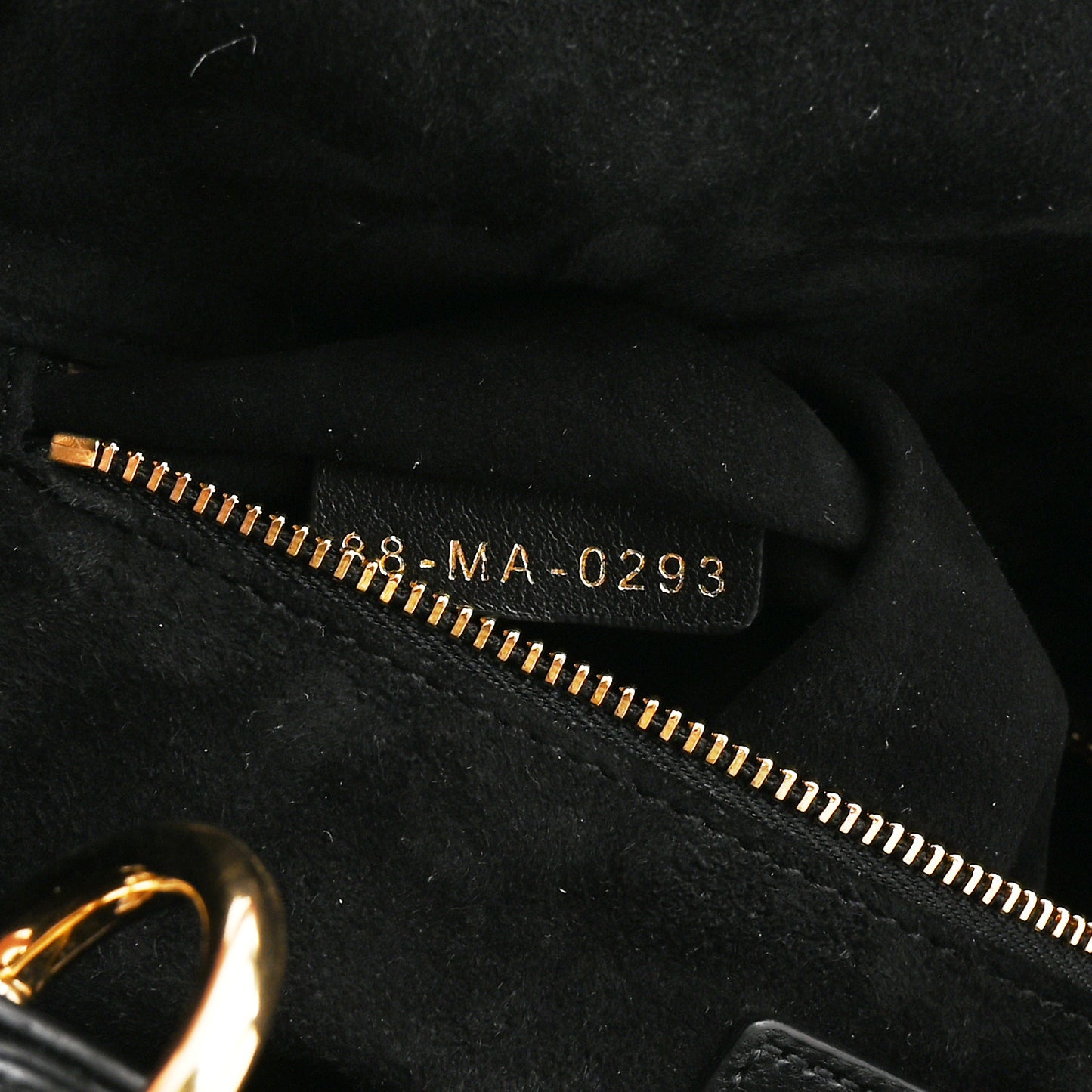 Lambskin Cannage Medium Lady Dior Black