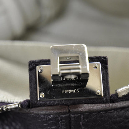 Hermes Taurillon Clemence Victoria 35 Raisin Purple 10 of 10