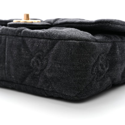 Chanel Denim Quilted Medium Funky Town Flap Black 10 of 10