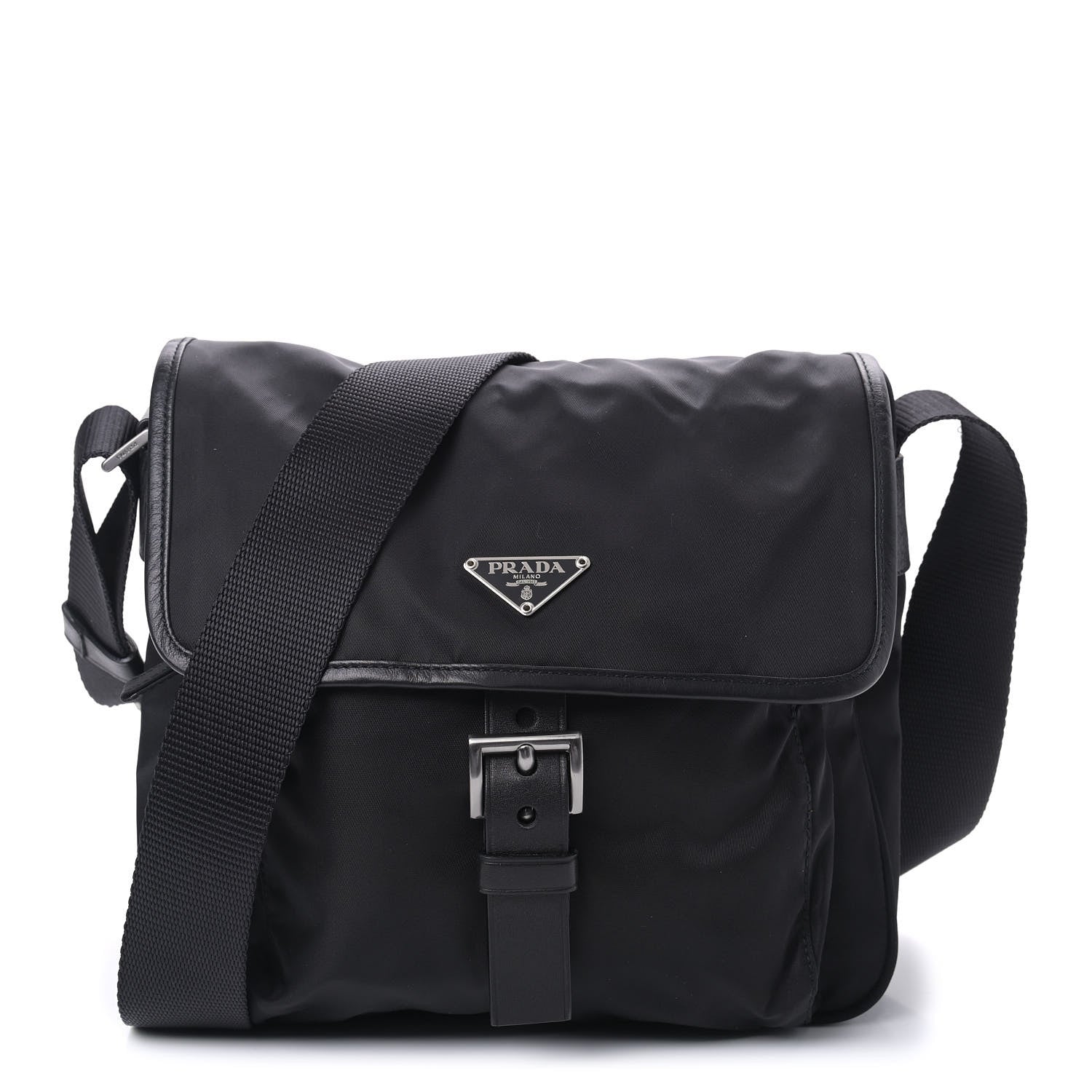 Prada Nylon Vela Sport Messenger Bag Black 1 of 8