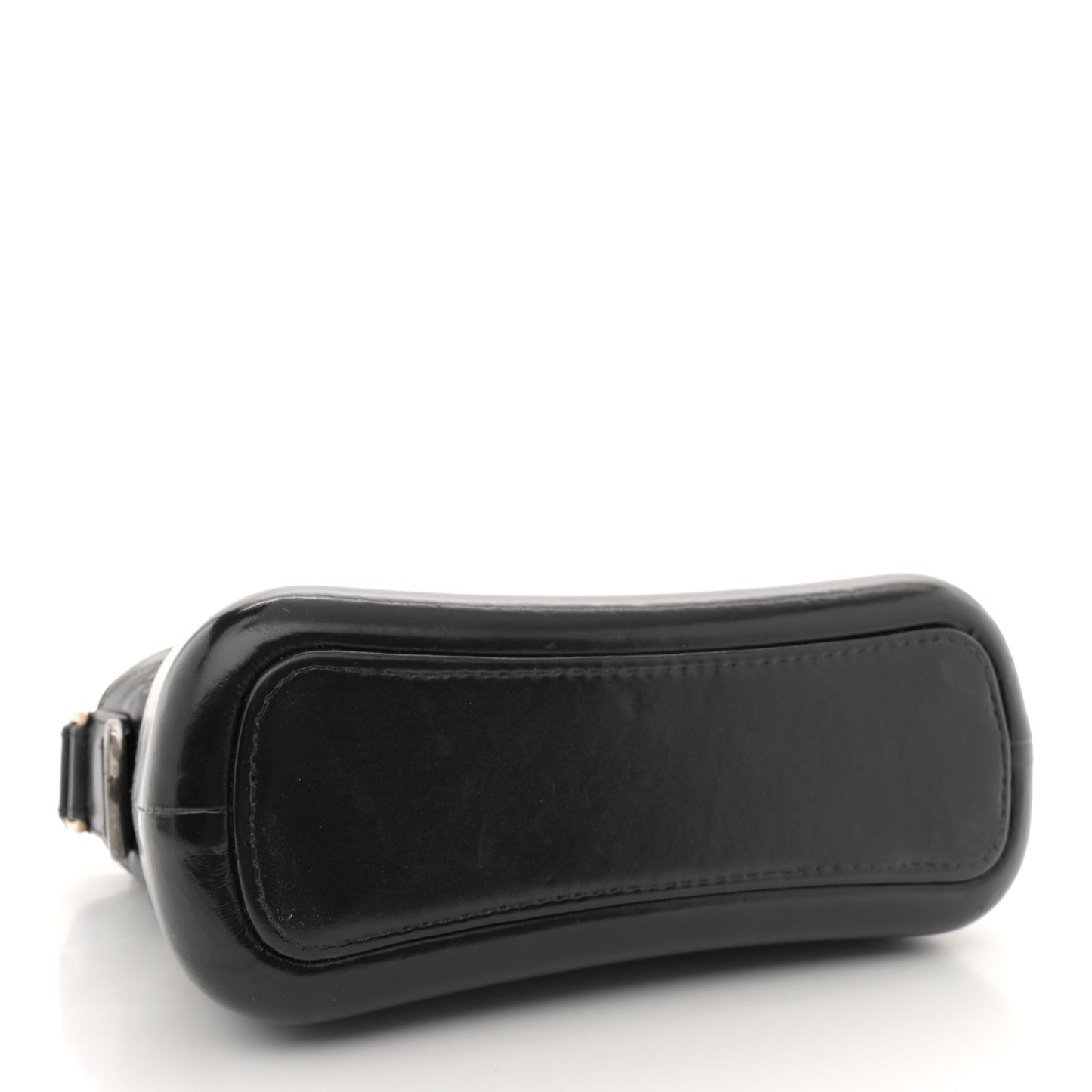 Aged Calfskin Quilted Small Gabrielle Hobo Black