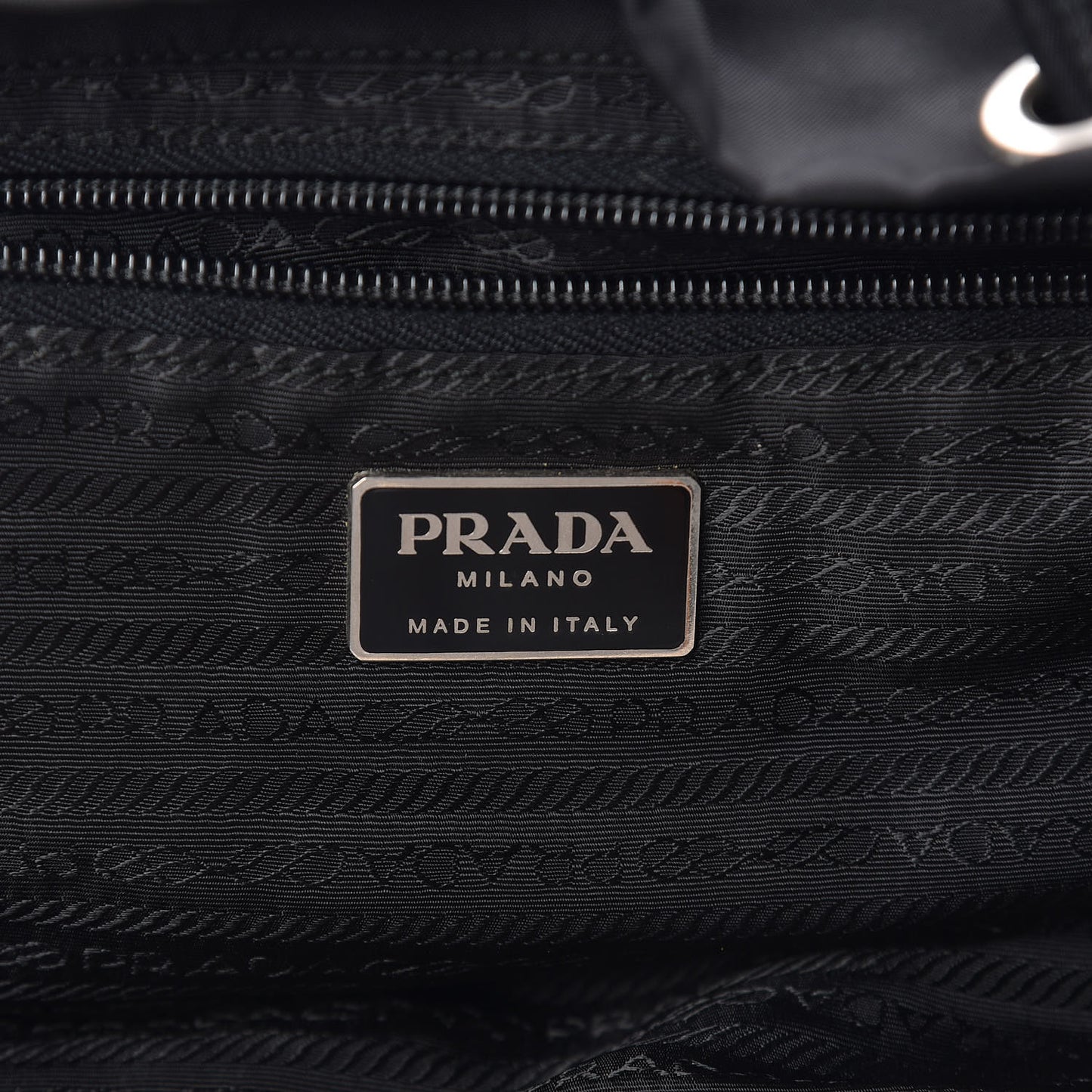Nylon Vela Medium Backpack Black
