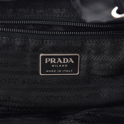 Prada Nylon Vela Medium Backpack Black 8 of 9