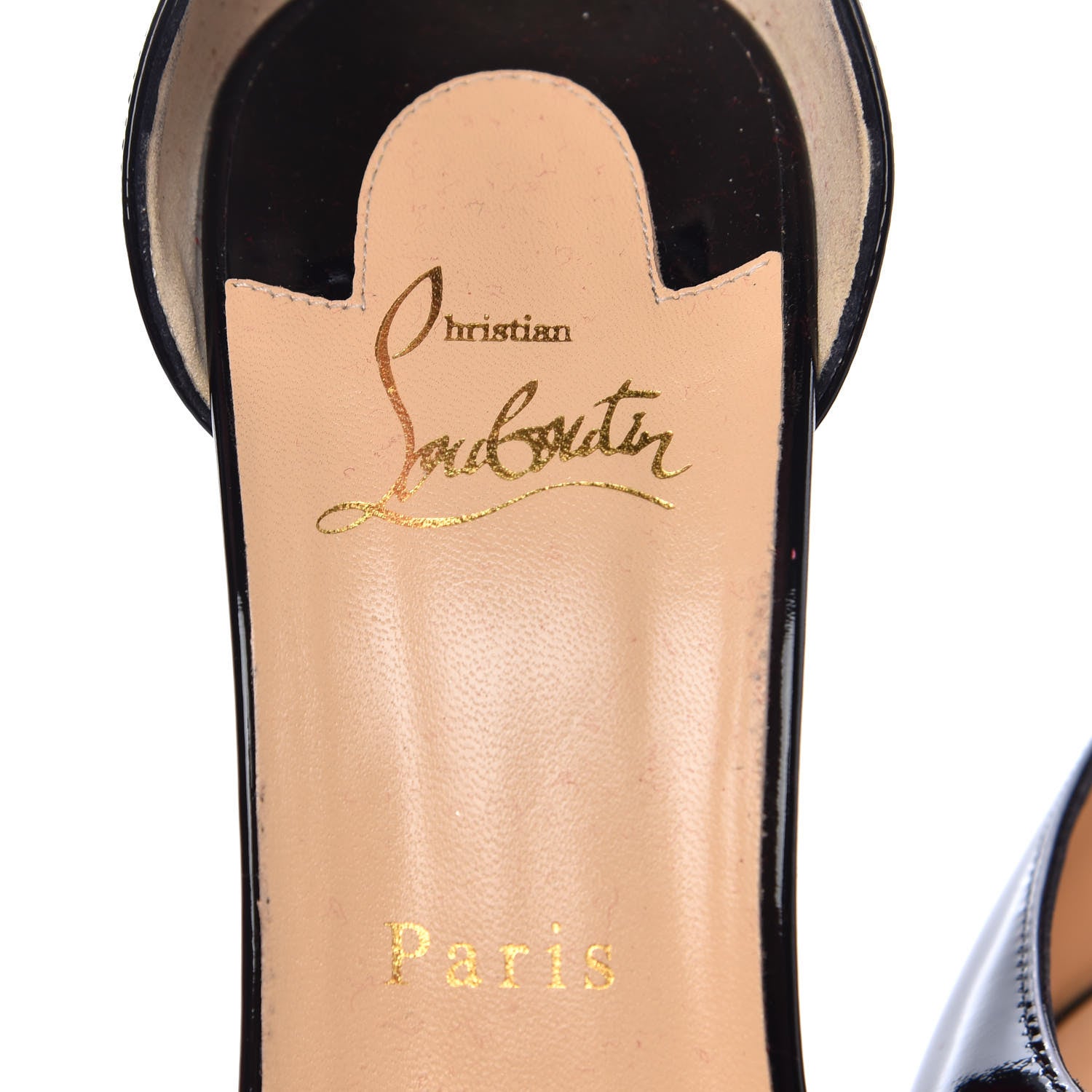 Christian Louboutin Patent Dollyla 100 Pumps 40.5 Black 5 of 13