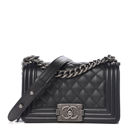 Chanel Caviar Quilted Small Boy Flap Black 1 of 11