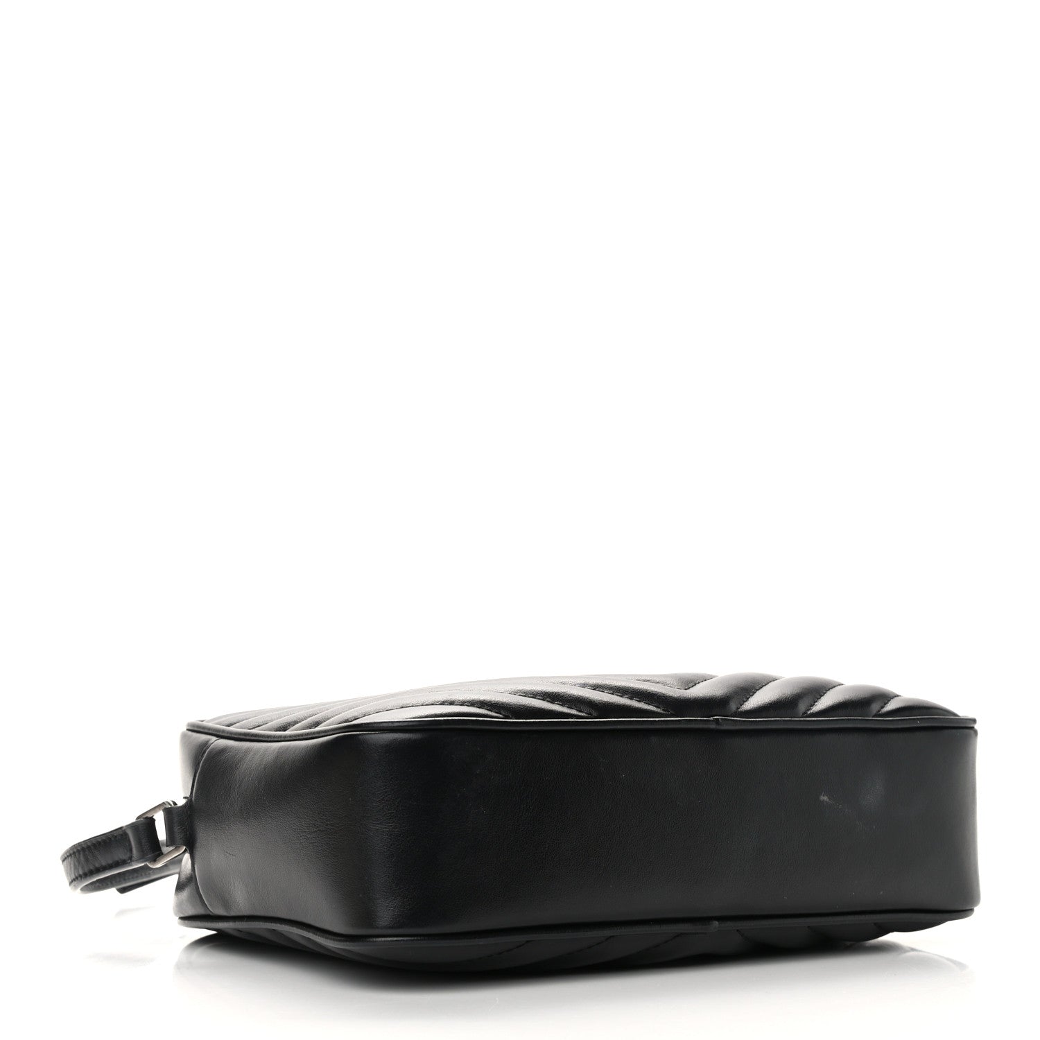 Saint Laurent Calfskin Matelasse Monogram Lou Camera Bag Black 4 of 10