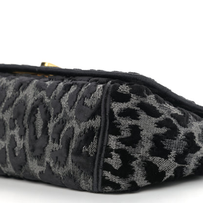 Christian Dior Velvet Mizza Embroidered Medium Caro Bag Gray 6 of 10