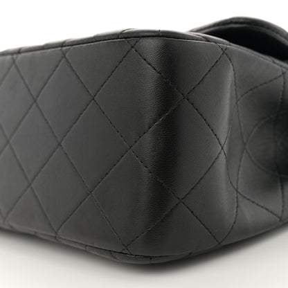 Chanel Lambskin Quilted Jumbo Double Flap Black 10 of 14