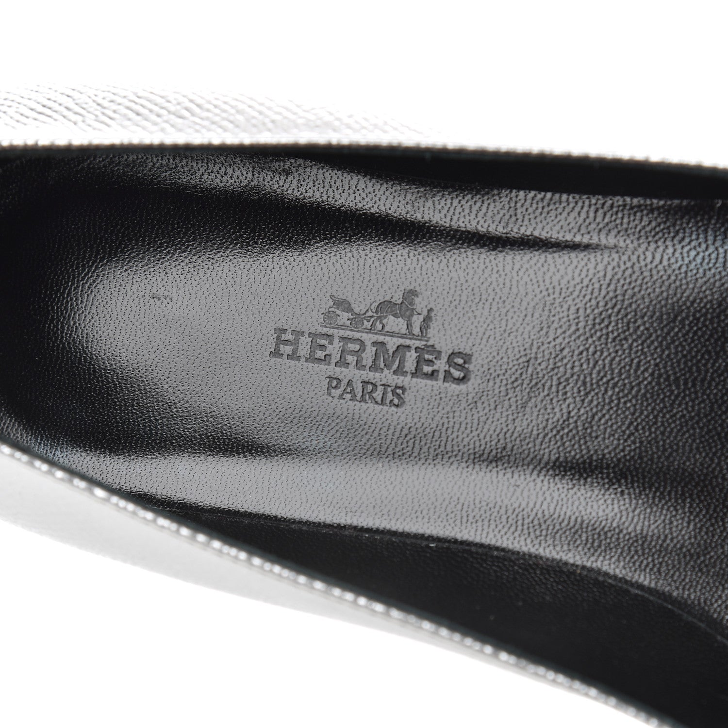 Hermes Epsom Pegase Ballerina Flats 36.5 Metalisse 6 of 13