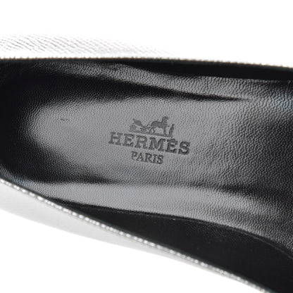 Hermes Epsom Pegase Ballerina Flats 36.5 Metalisse 6 of 13