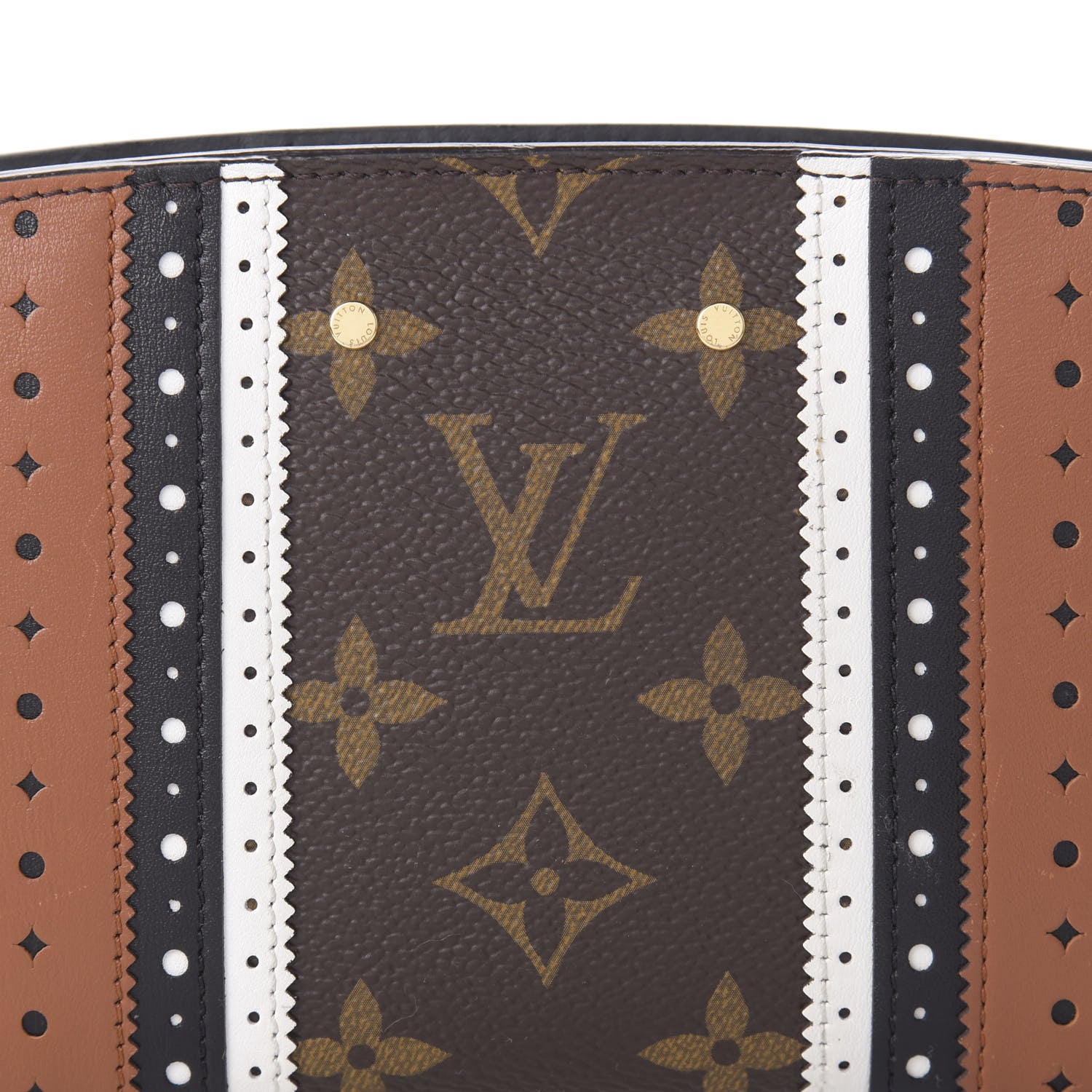 Louis Vuitton Monogram Brogue Steamer Zippy Wallet Brown 9 of 10