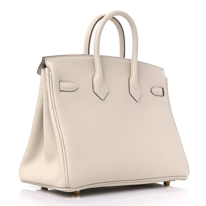 Hermes Togo Birkin 25 Craie 3 of 10