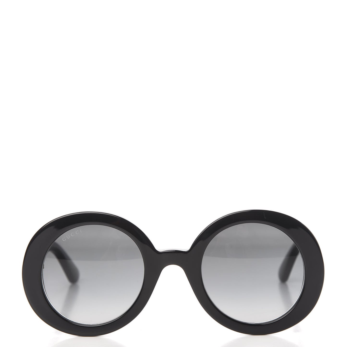 Acetate Round GG Sunglasses GG0319S Black