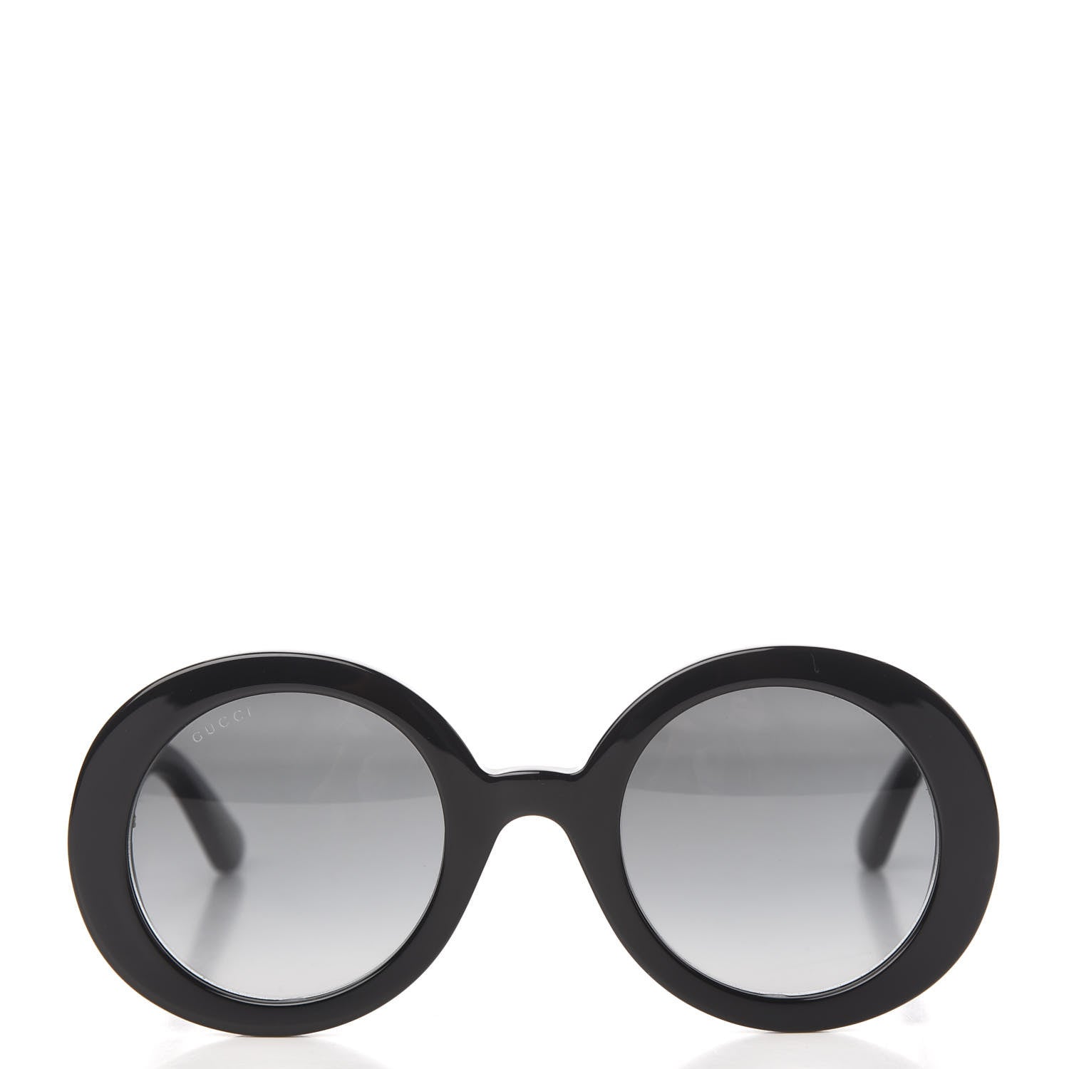 Gucci Acetate Round GG Sunglasses GG0319S Black 2 of 7