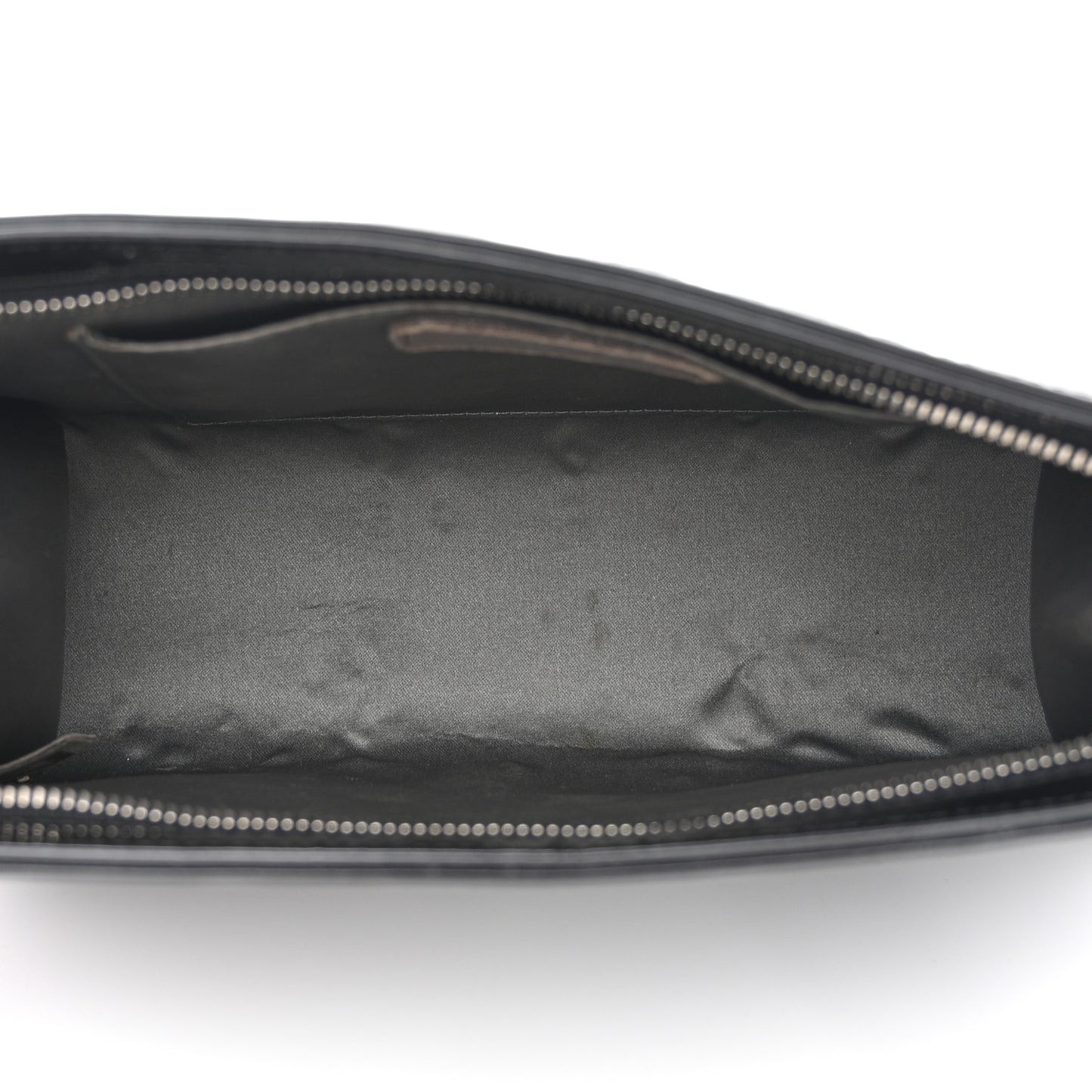 Patent Calfskin Lucky Symbols Pochette Black