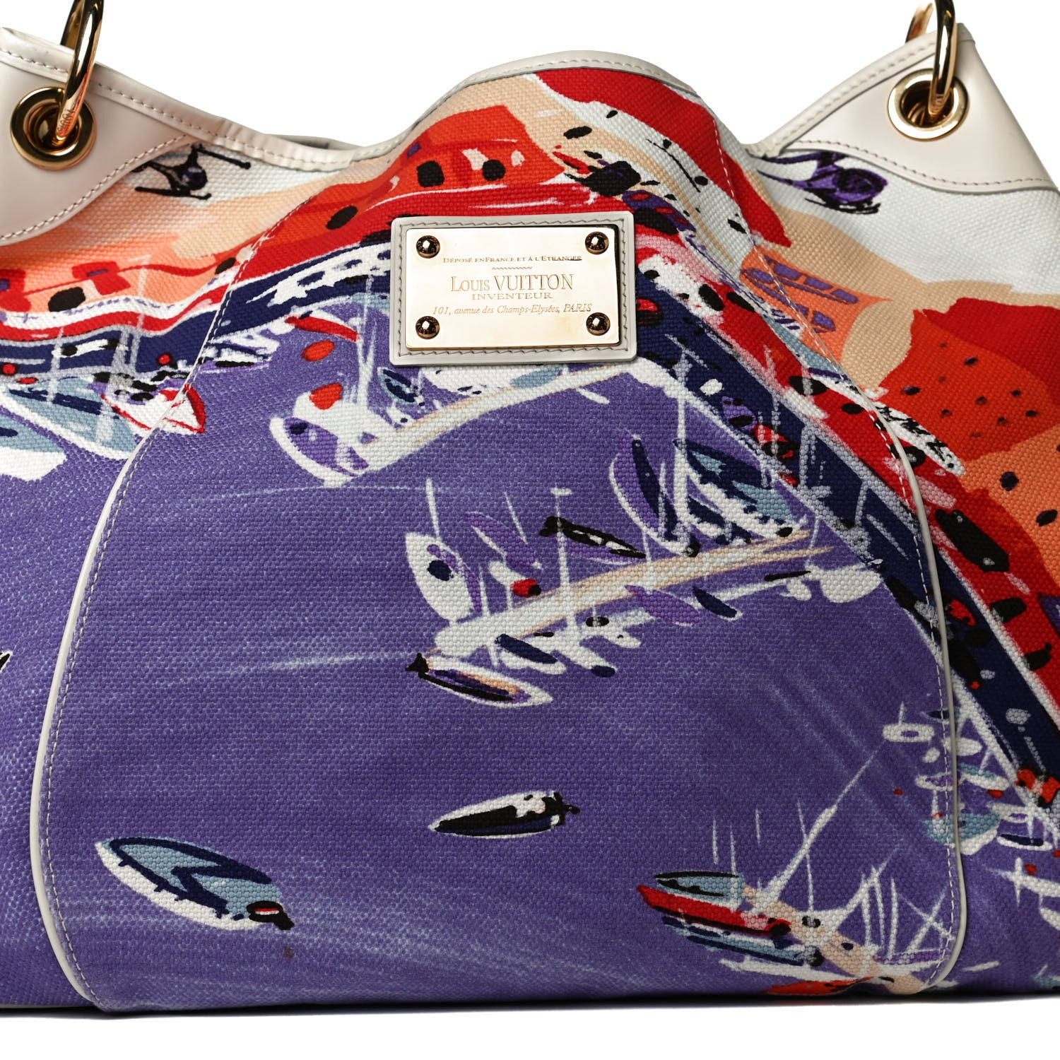 Louis Vuitton Canvas Riviera Cruise Galliera GM 6 of 13