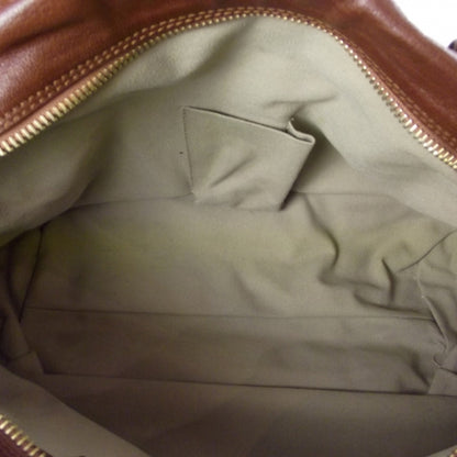 Marc Jacobs Leather Striping Bowler Tote Bag Chestnut 6 of 12