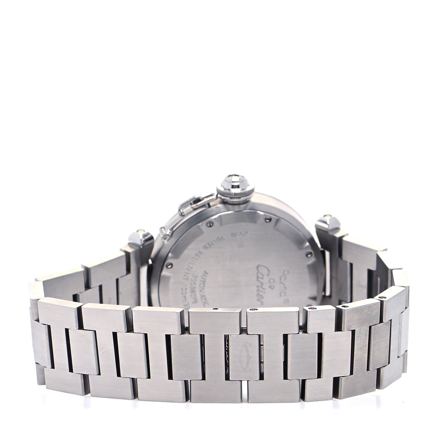 Stainless Steel 35mm Pasha C Big Date Automatic Watch Black