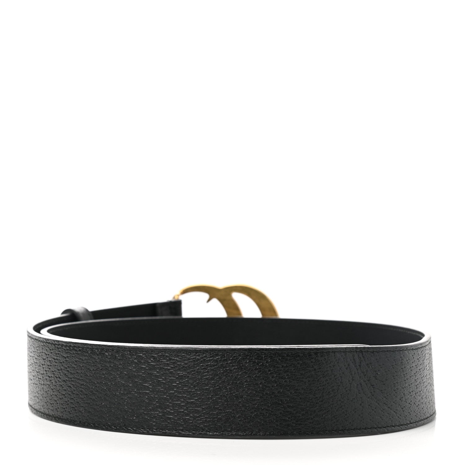 Gucci Textured Calfskin Double G 40mm Belt 90 36 Black 2 of 5