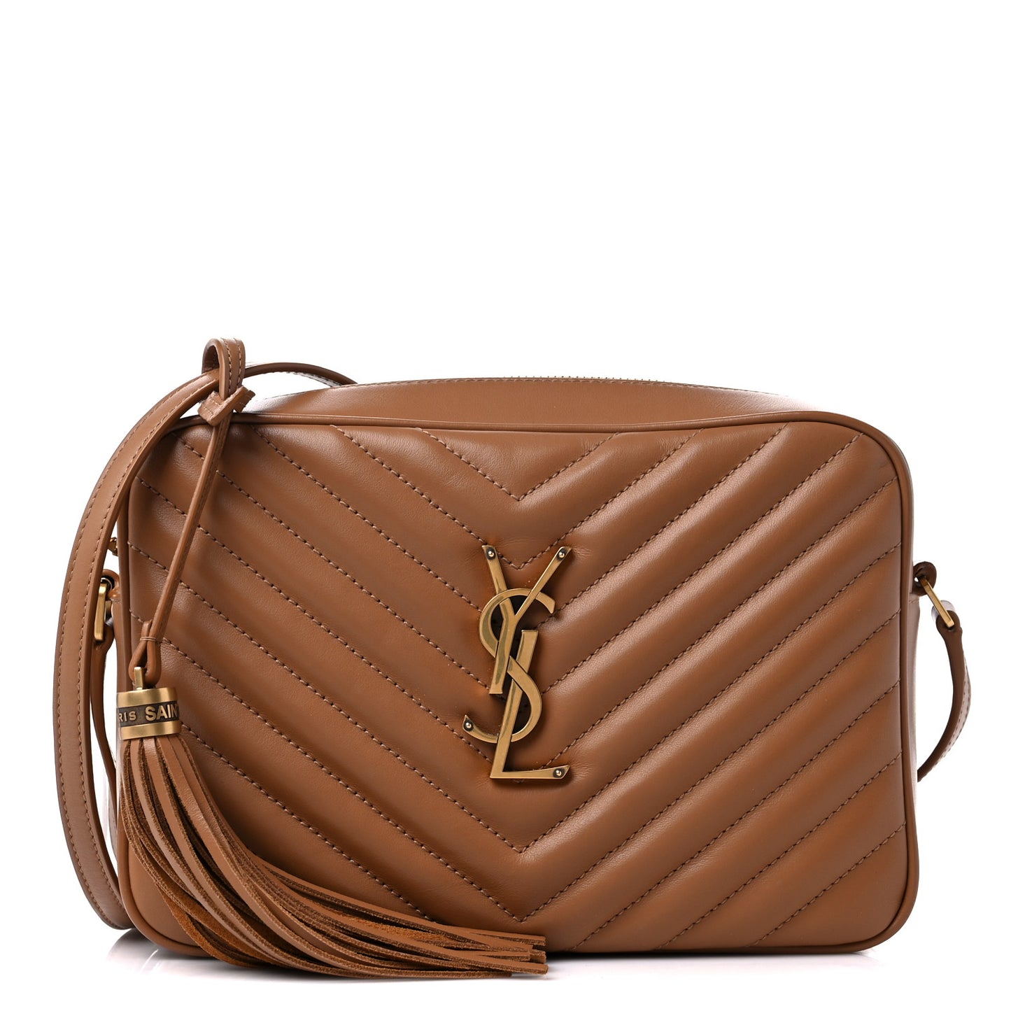 Calfskin Matelasse Monogram Lou Camera Bag Cinnamon