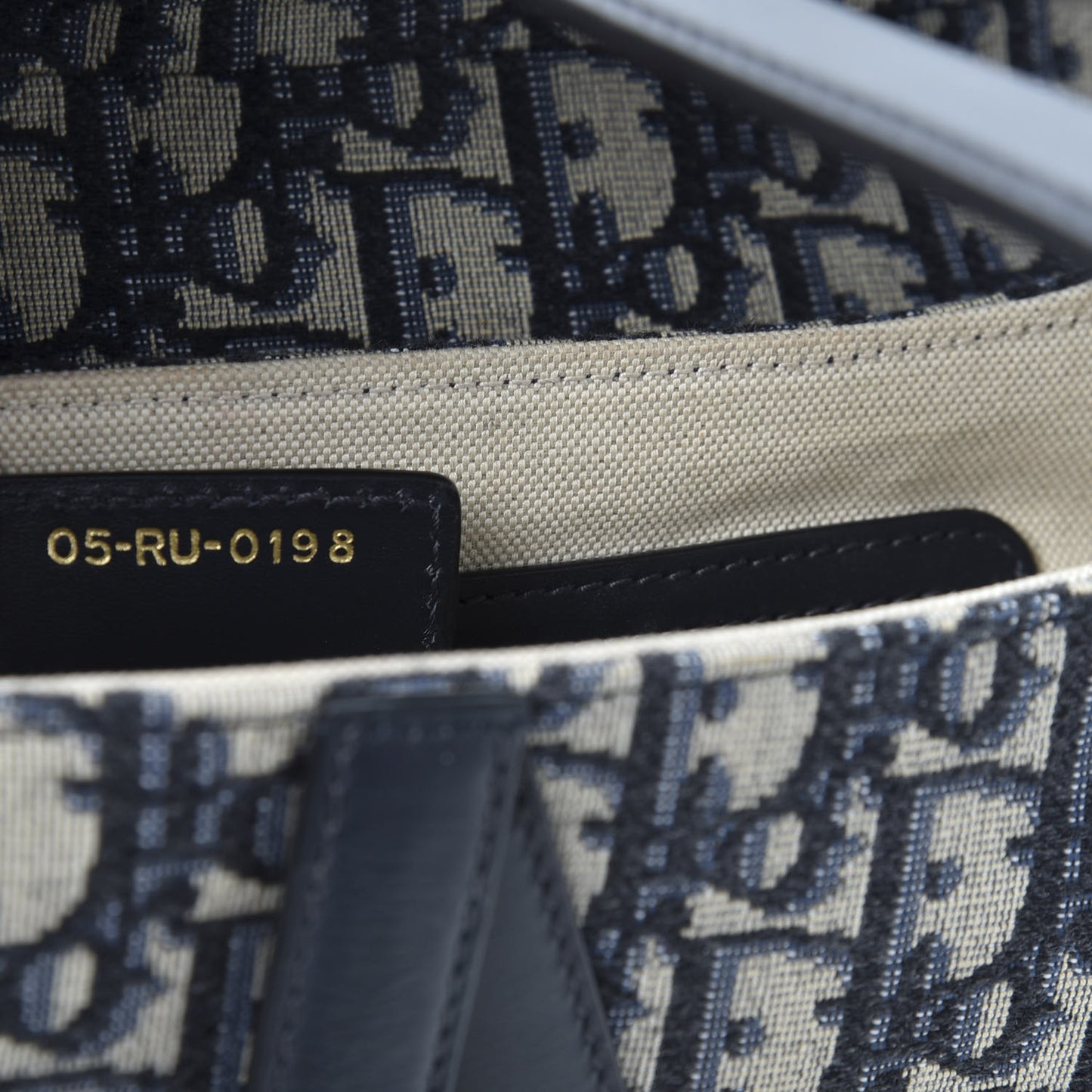 Oblique Saddle Bag Blue